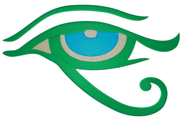 Ancient Egypt Eye of Horus Embroidery Design