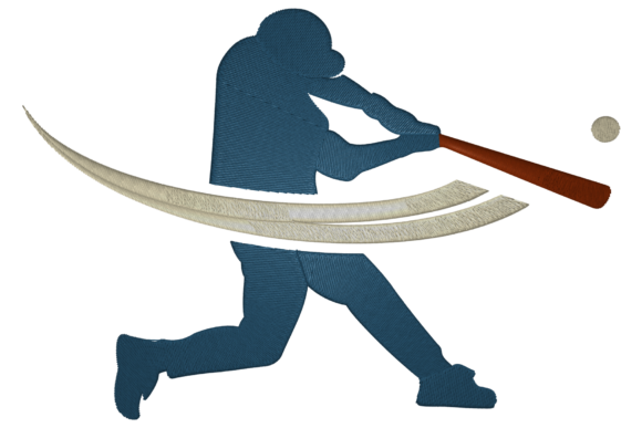 Baseball Player: A Perfect Embroidery Design for Apparel