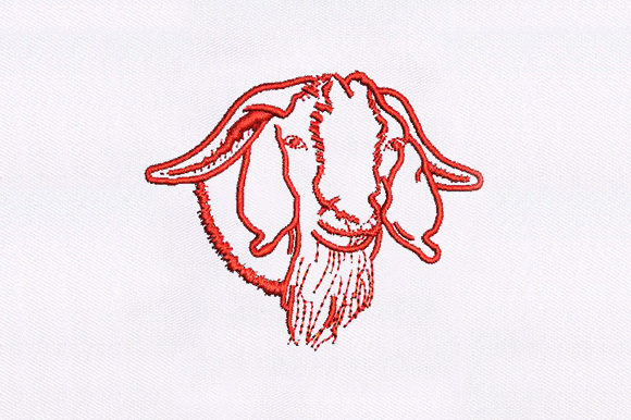 Beard Goat: A Charming Addition to Your Embroidery Projects