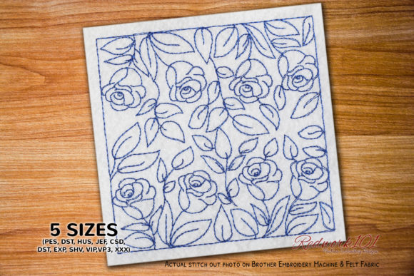 Charming Rose Pattern for Boutique Apparel
