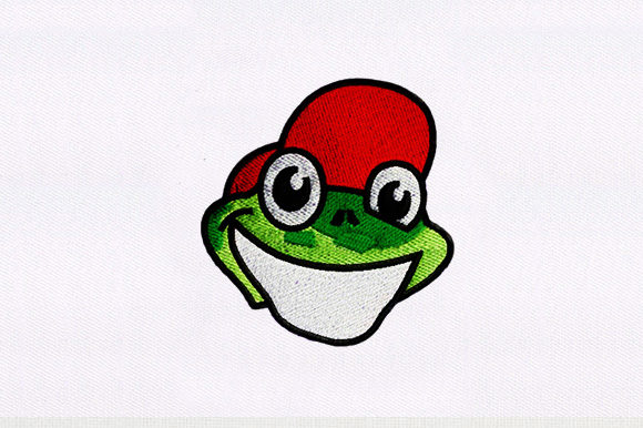 Charming Smiley Frog Face for Personalized Gifts