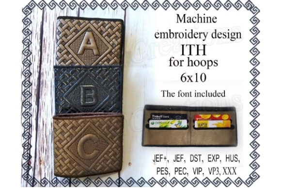 Charming Wallet for Banknotes in the Hoop