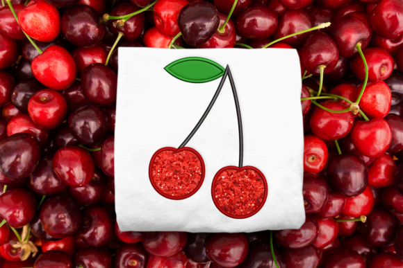 Cherries Applique: A Sweet Addition to Your Shop