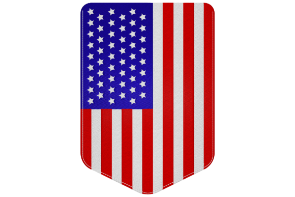 Flag of America: A Premium Embroidery Design