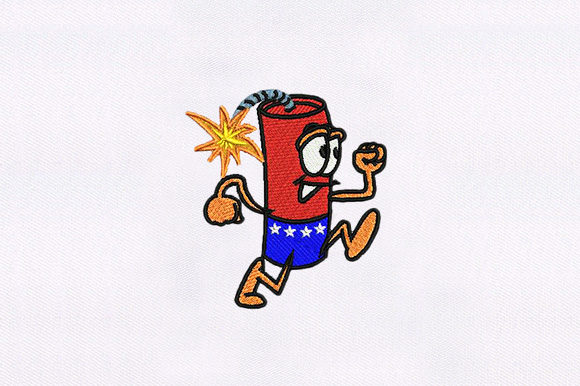 Running Dynamite: A Bold Addition to Holiday Embroidery