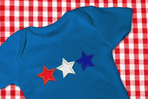 Star Trio Applique: A Perfect Fit for Boutique Sweatshirts