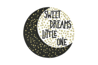 Sweet Dreams Little One: A Charming Nursery Embroidery Design