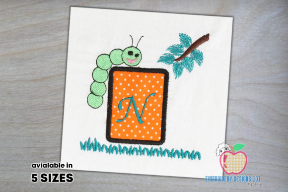 Worm with Letter Frame: A Charming Addition